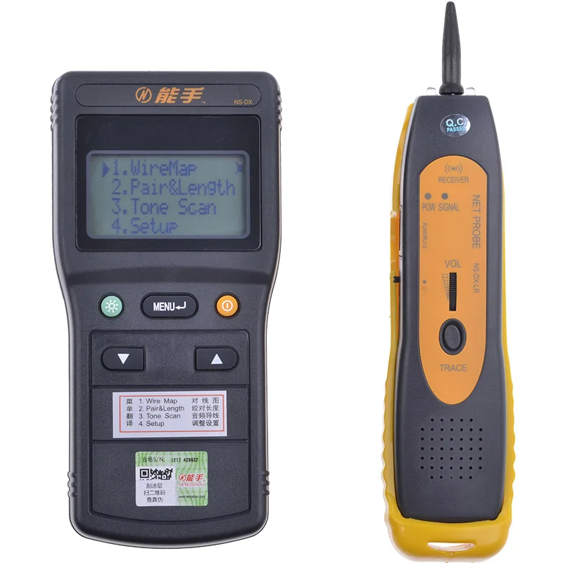 

Expert NS-DX V1.7 Multi-function LCD Cable Tester Line Finder Check Line Finder Network Patrol