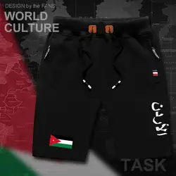 Jordan Jordanian для мужчин S шорты для женщин пляжные человек пляжные шорты Флаг Тренировки карман на молнии пот Бодибилдинг