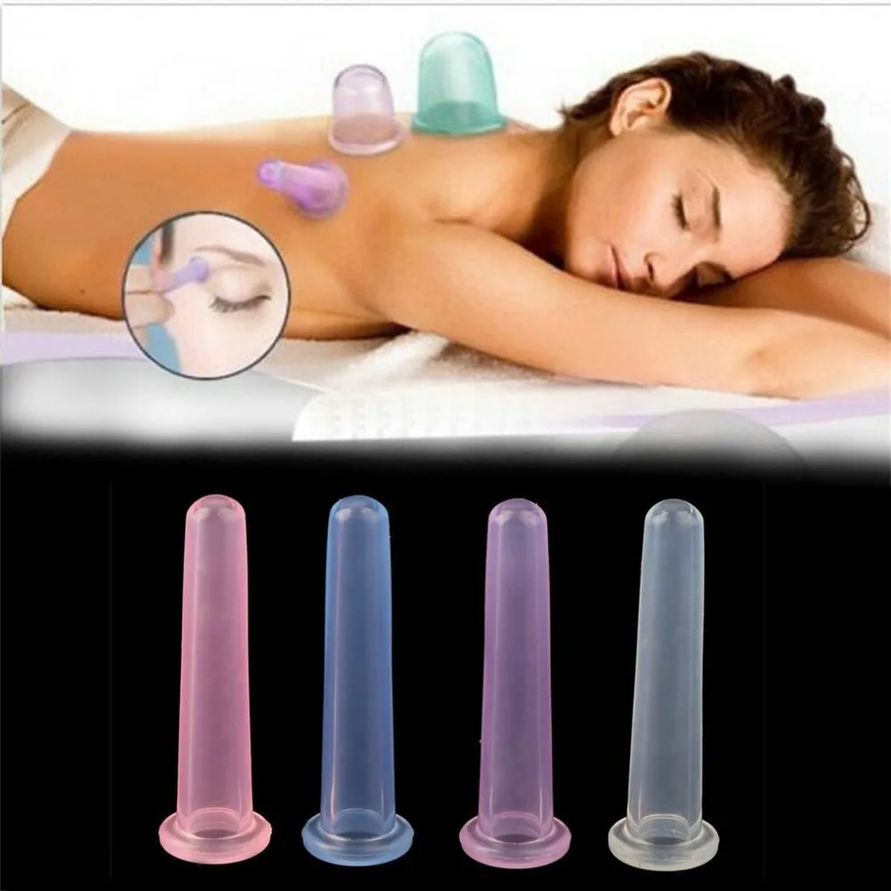 

Silicone Massage Vacuum Body and Facial No.4 Cup Anti Cellulite Cupping 15mm*50mm Purple Color Hot