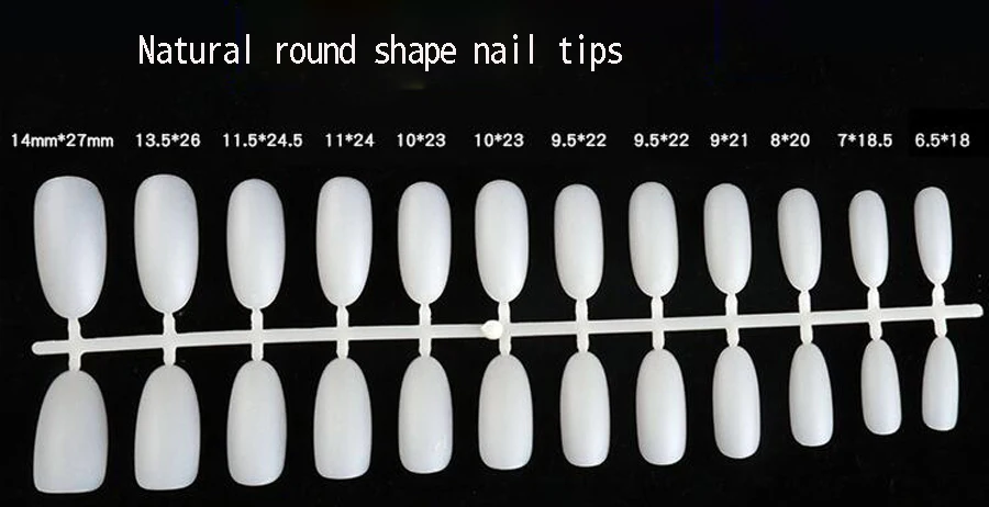 

transparent and white nail tips artificial nails