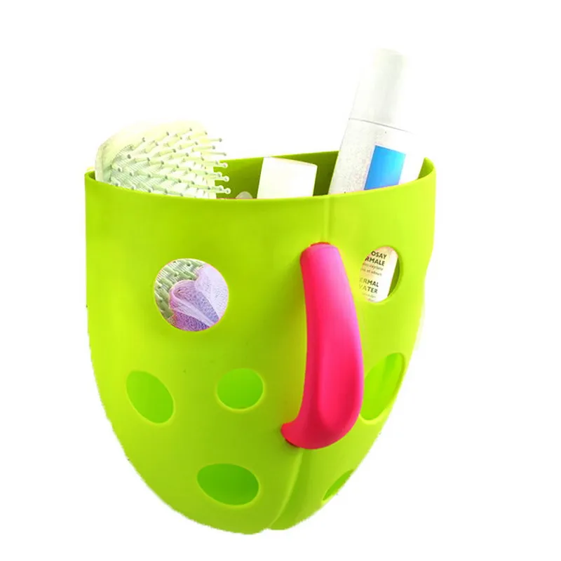 1 шт. корзина для белья, корзины для хранения, органайзер для игрушек для купания, корзина для хранения совок, органайзер для хранения для малышей - Цвет: Green