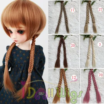 

DIY Braid Hair Extension Synthetic Hair Piece for BJD,SD,Bly the,American Dolls Design Your Own Style