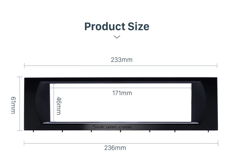 Seicane 1Din автомобиля радио фасции стерео интерфейс рамки и установка отделка монтажный комплект для 2003 Audi A4