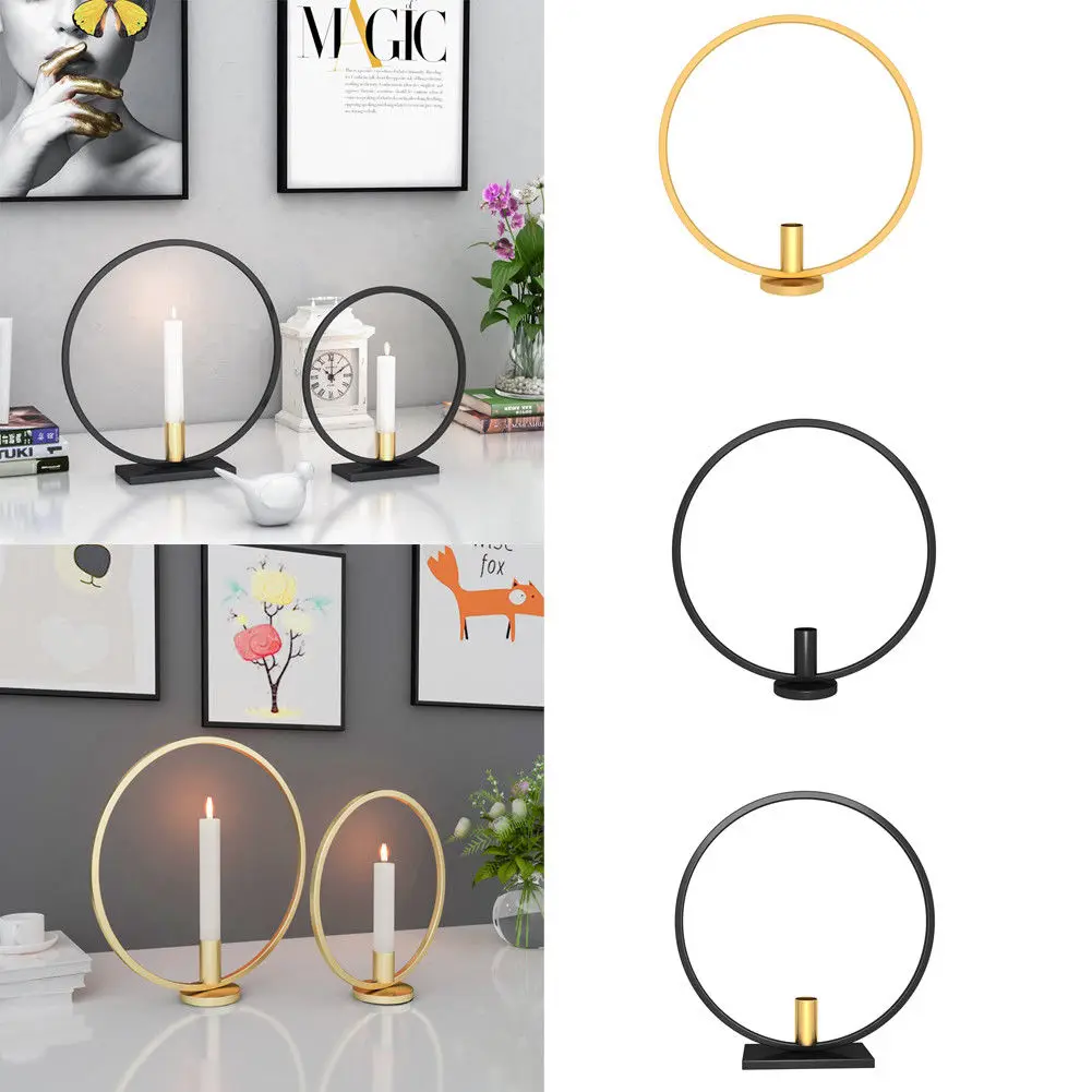 3D Geometric Tea Light Wall Mounted Candle Holder Home Decor Metal Candlestick Europe Style | Дом и сад