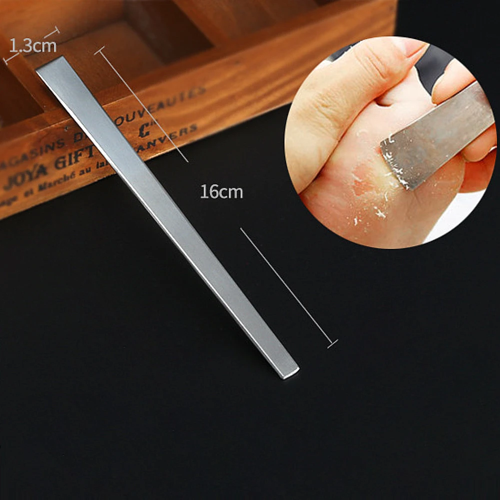 3pcs Stainless Steel Toe Pedicure Knife Kit Nail Shaver Foot Dead Skin Corn Remover Pedicure Callus Rasp File Foot Care Tools