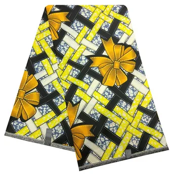 

Latest apparel veritable wax material African batik ankara wax fabric for sewing clothing rwf260(6yards/lot)