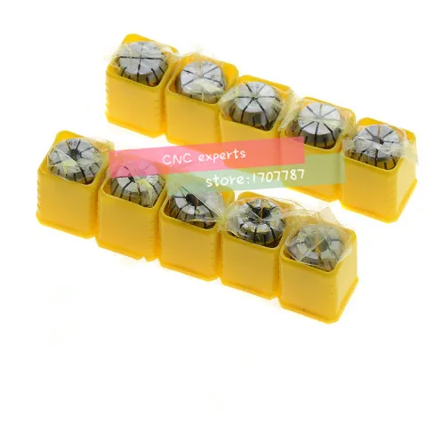 

10Pcs ER8 Collet Tool Precision Spring Collet Set from 1mm to 5mm CNC Collet Chuck For Milling Lathe Tools and Spindle