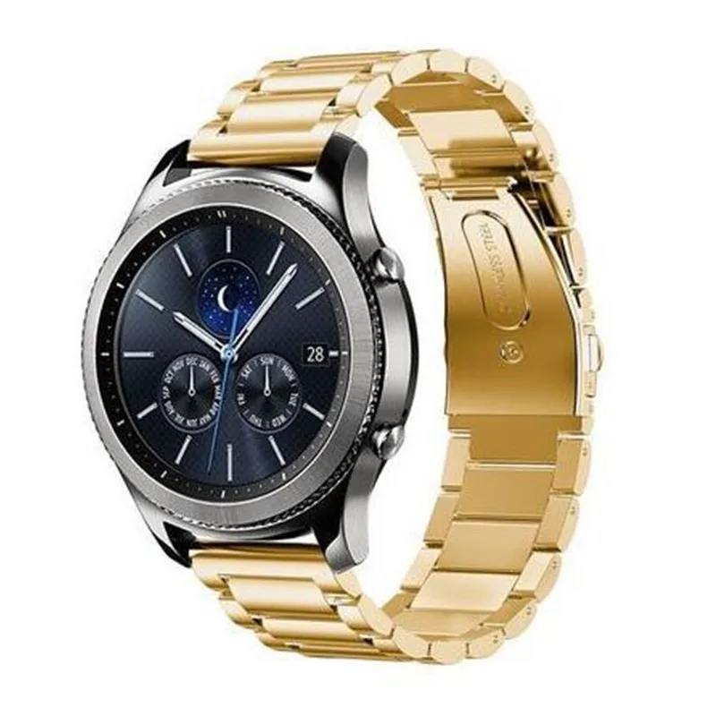 Ремешок для samsung Galaxy wacth 46 мм gear S3 amazfit gtr 47 мм huawei watch gt ремешок из нержавеющей стали 22 мм ремешок для часов babracelet