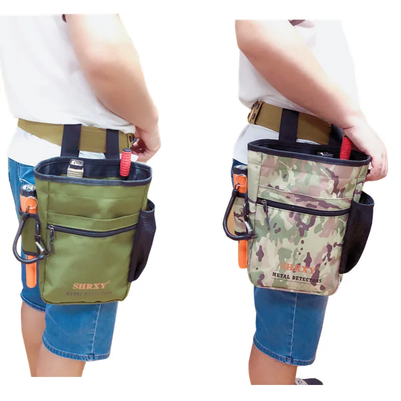 Metal Detecting Finds Bag Multi-purpose Digger Pouch for PinPointer Garrett Xp ProPointer Detector Waist Pack Mule Tools Bag