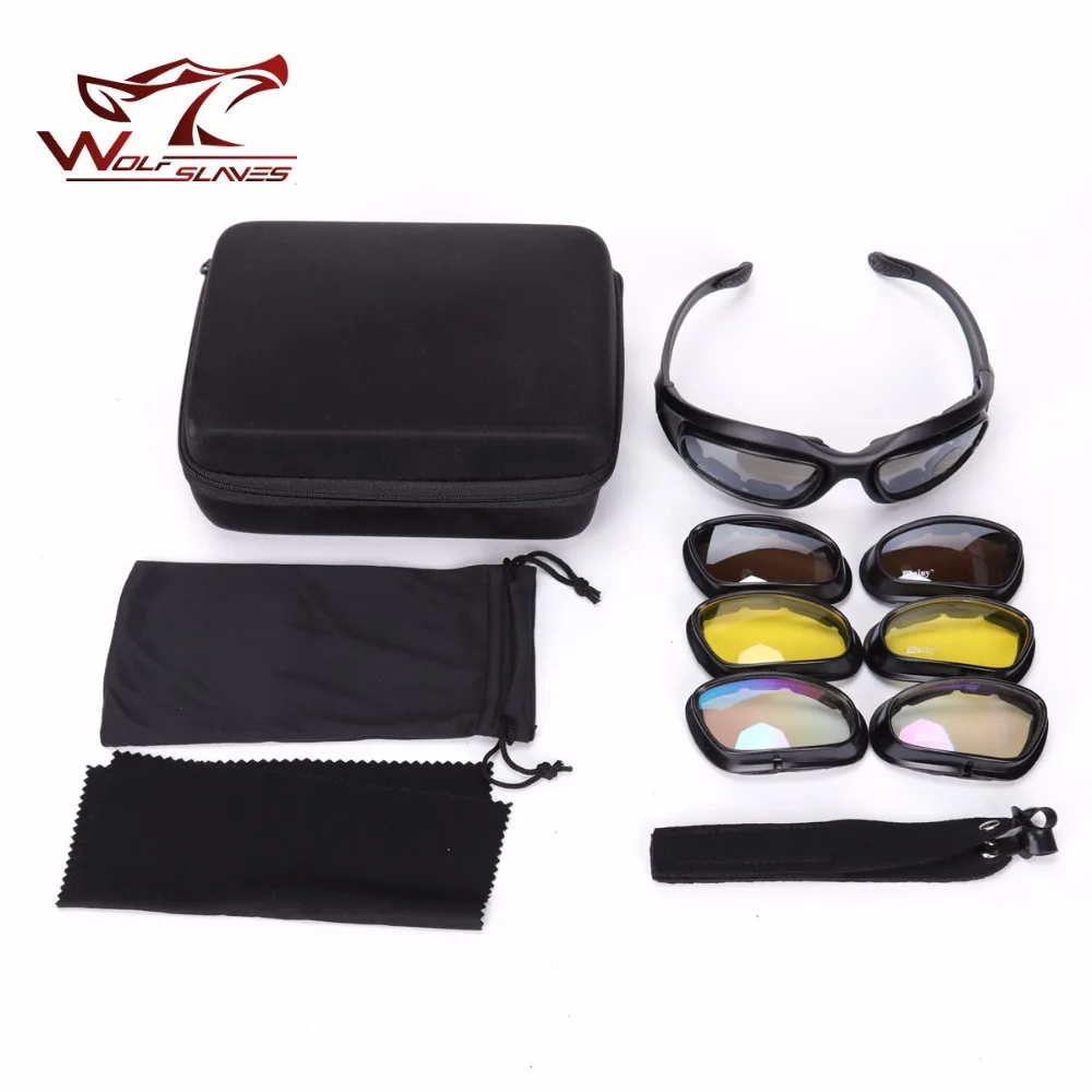 

Army Goggles Sunglasses UV-400 protection Military Sun Glasses For Men's Tactical Goggles Outdoor Sports Clothing Accessories