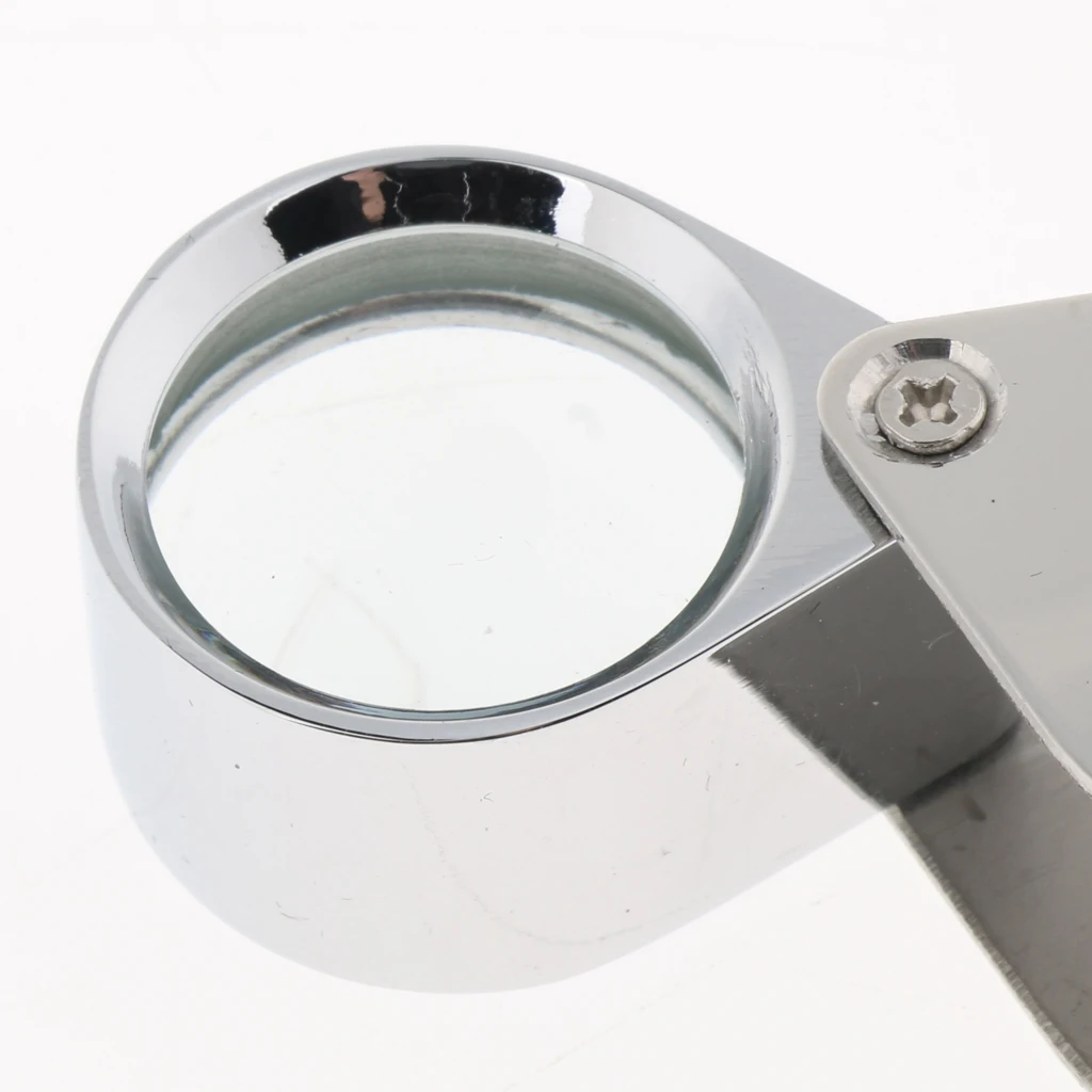 Mini Foldable 30 Times Magnifying Magnifier Glass Jeweler Eye Jewelry Loupe