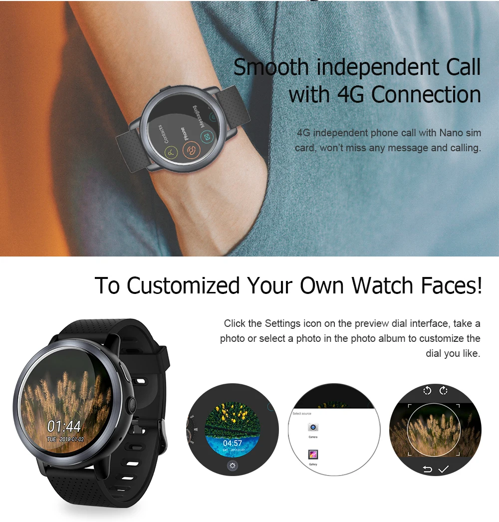 Finow Z29 mart Часы Android 7,1 Ram3GB Rom32GB MTK6739 relogio Smartwatch gps reloj часы inteligente Смарт OLED часы для мужчин
