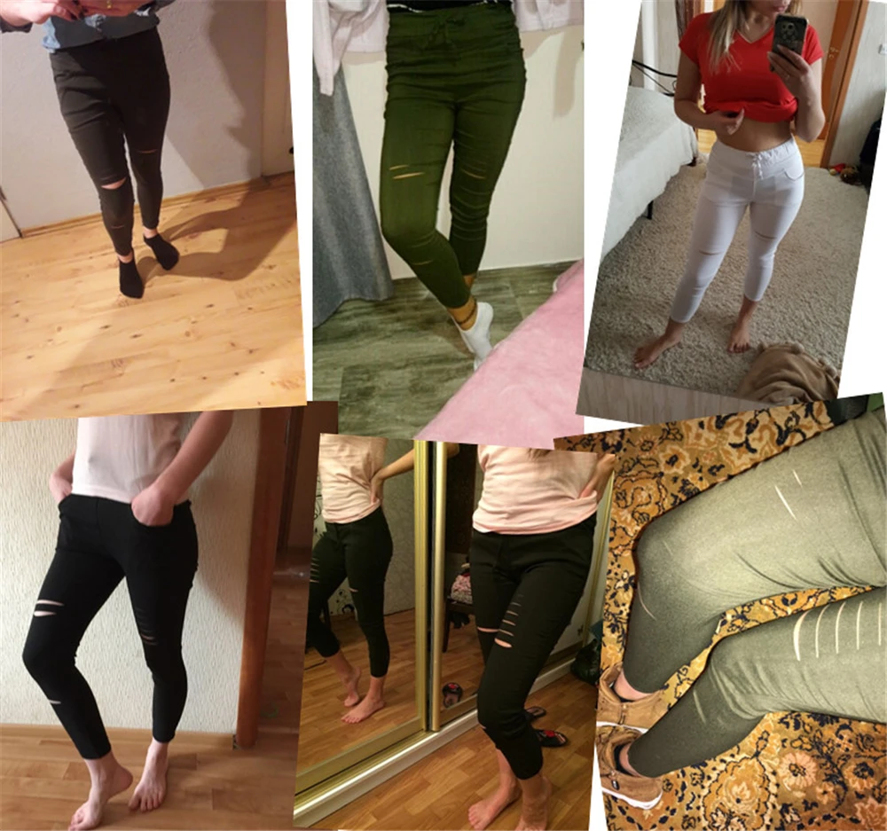 Новый переднее отверстие модные повседневные штаны 9 штанов женские хлопковые леггинсы Весна-осень осень женские эластичные тонкие брюки