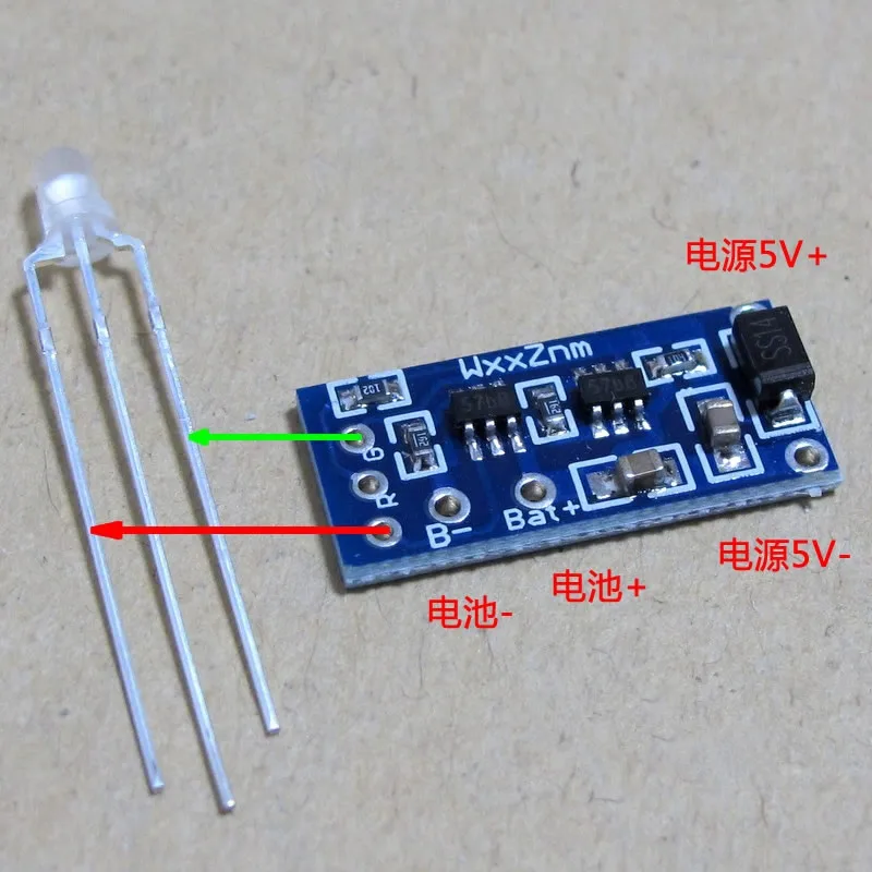 

1PCS Dual TP4057 Li-ion Lithium Battery 1A LED Charging Board