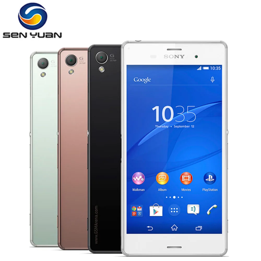 Оригинальный мобильный телефон Sony Xperia Z3 D6603 GSM 4G LTE Android четырехъядерный 3 Гб RAM 16 Гб ROM 5,2 "WIFI GPS разблокированный телефон|Смартфоны и мобильные телефоны| | АлиЭкспресс