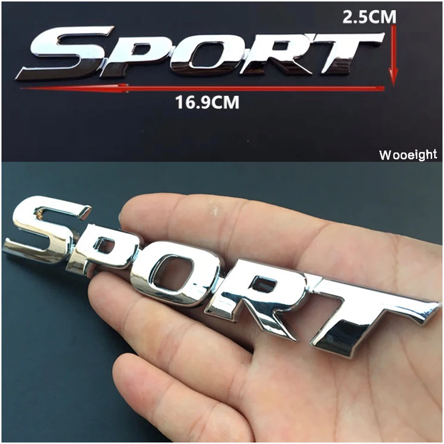 1Pc 3D Metal Sport Emblem Badge Flag Car Stickers Fender Rear Trunk Car-Styling Decoration Decals For Jeep Auto Cars (7)
