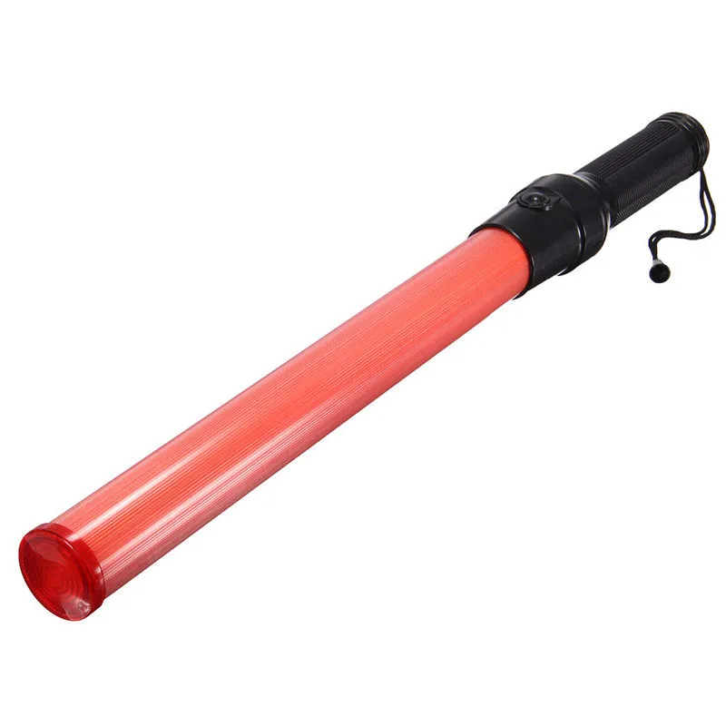 NEW LED Traffic Safety Signal Warning Flashing Control Wand Baton Hand