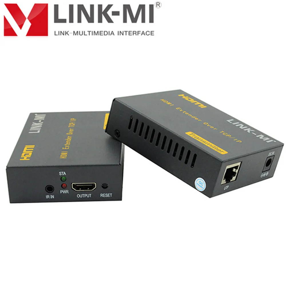 LINK MI DT103 HDMI удлинитель видео аудио сигналов до 120 метров над одним CAT5e/6 UTP RJ45 1920*1080 P @