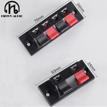 Abs 재질 스피커 소켓 abs 두꺼운 2 자리 4 자리 신호 와이어 연결 시트 오디오 와이어 인터페이스(China)