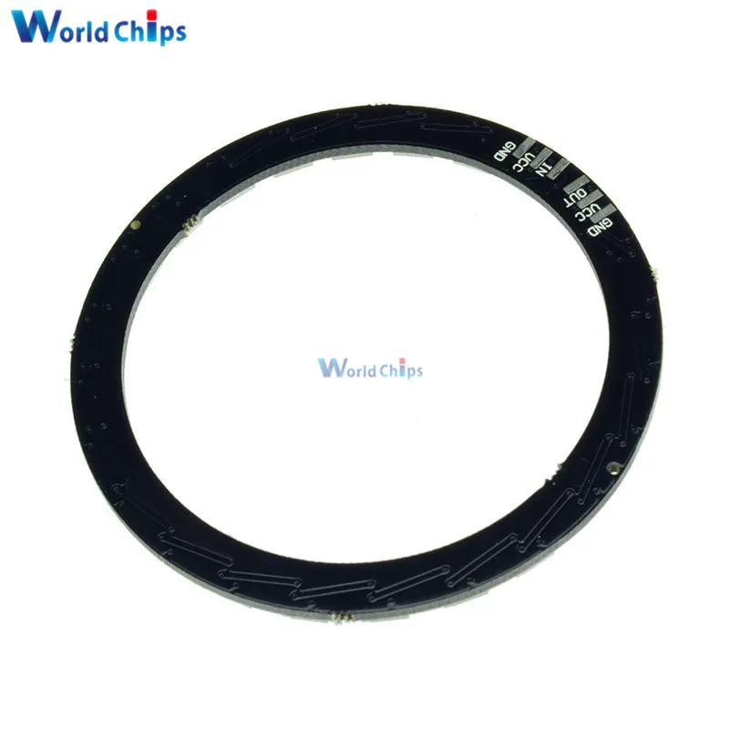 Модуль WS2812B 24 бита 5050 RGB светодиодные кольца лампа Светодиодная с интегрированным