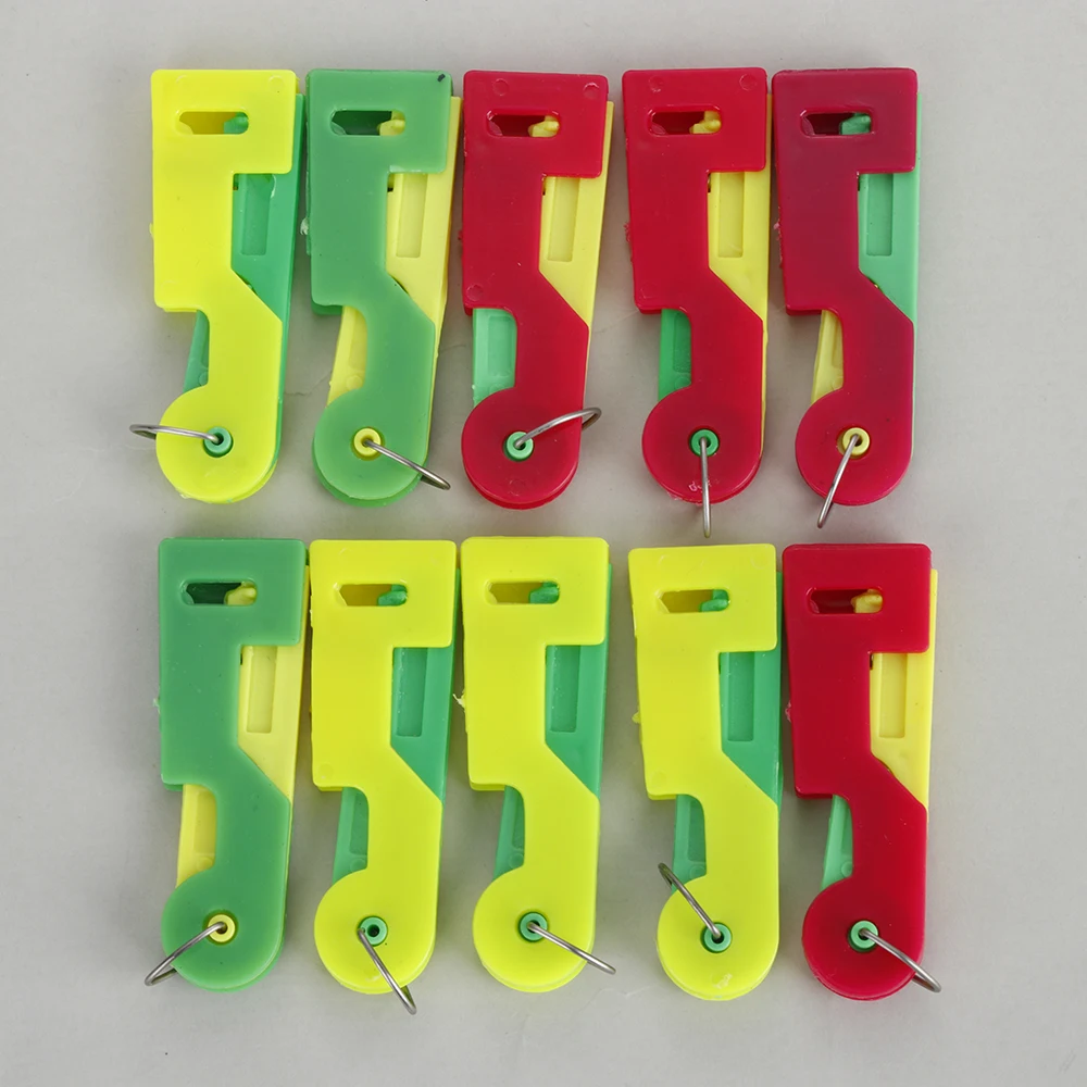 10pcs Adjustable Clip Elastic Rope Threader Guide Device Sewing Tools