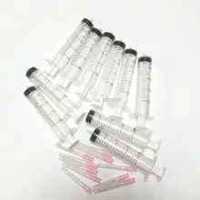 YOTAT 10 шт. 20 мл шприцы с иглой для СНПЧ или многоразового картридж подходит чернилами на масляной смазки клей