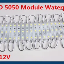 DC12V 5050 3 светодиодный s светодиодный модули IP65 waterprood, светодиодный знак модули для фоновой подсветки, световой короб для рекламы модули, 20 шт./лот
