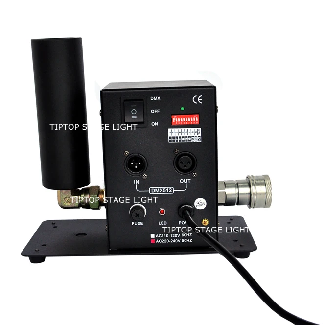 TIPTOP Co2 Blaster Cannon CO2 jet Machine сценический эффект DMX 512 контроль T соединитель Share One