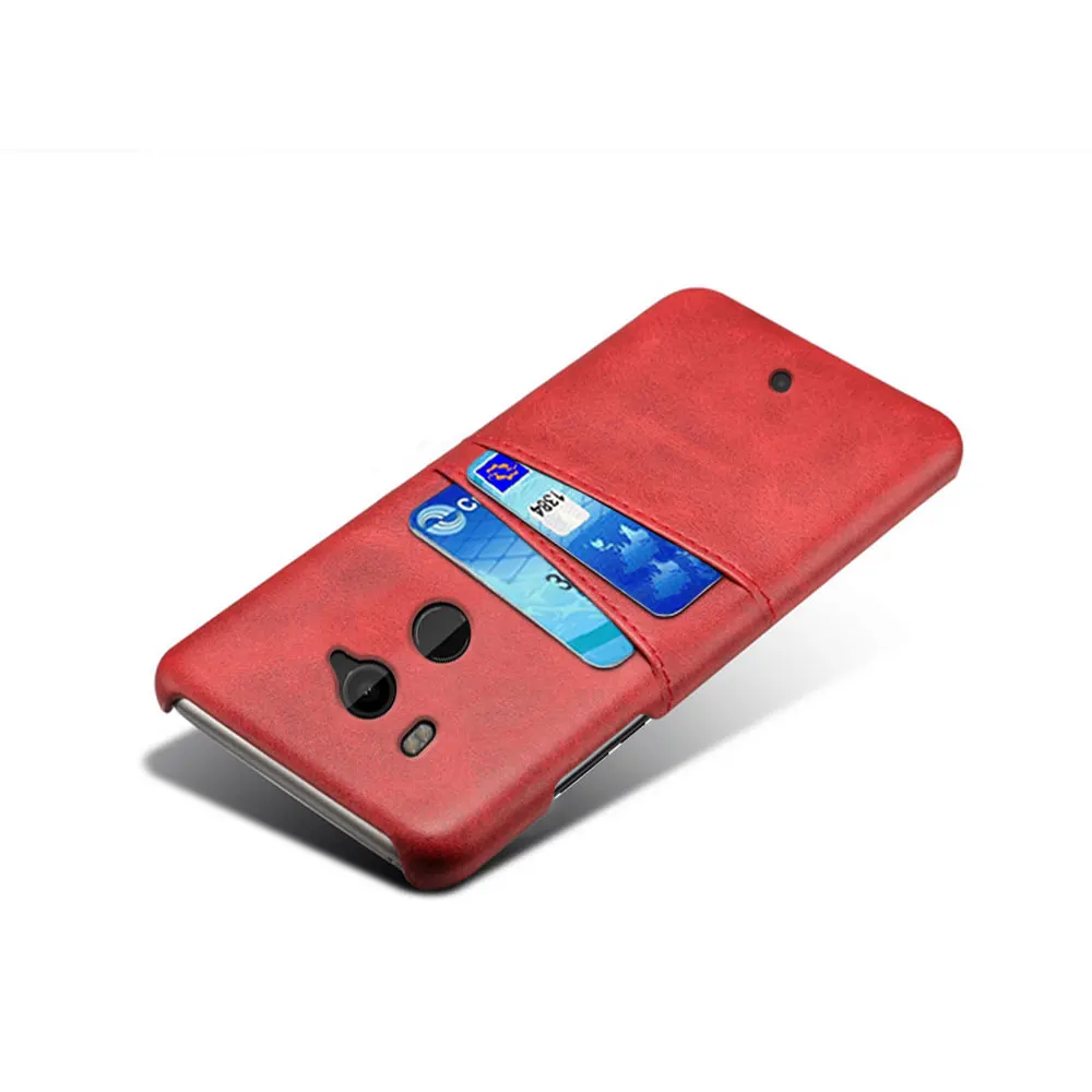 Кожаный держатель для карт чехол для телефона для htc One A9 D12 E9 Plus E9+ M10 Pro M9 Plus U Play Ultra U11 Pro U12 X9 X10 чехол для телефона