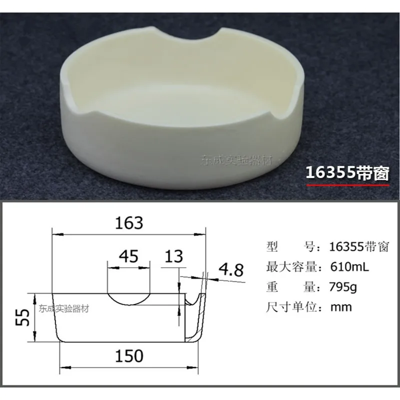 99% оксид алюминия тигель корундовый тигель высокая термостойкость 1600 градусов с различными спецификациями с размером