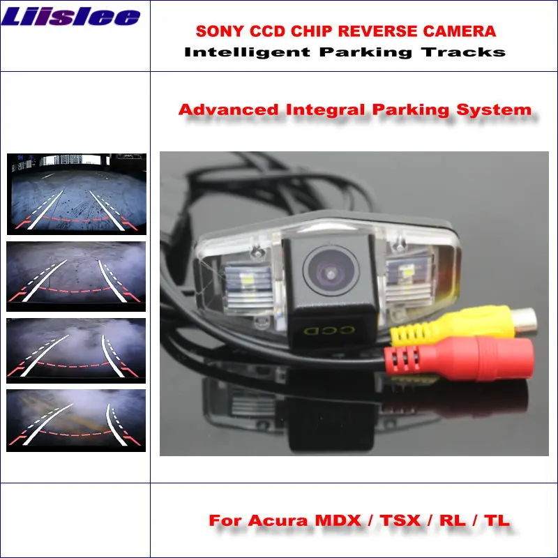 

Liislee HD SONY Car Rear Camera For Acura MDX / TSX / RL / TL Intelligent Parking Tracks Reverse Backup / NTSC RCA AUX