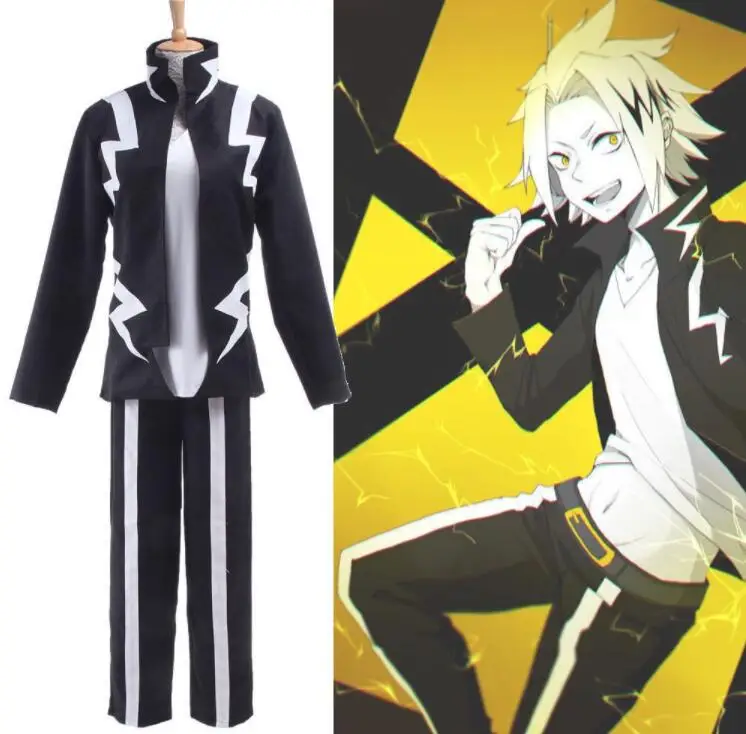 Аниме My Hero academic boku no hero Denki Kaminari костюм для косплея на заказ|Костюмы аниме| |