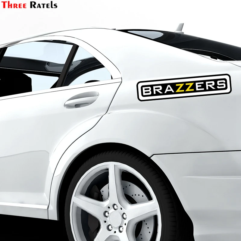 Three Ratels TZ-1384#10*46.3cm 4.9*22.5см brazzers прикольные полноцветные наклейки на авто наклейка на машину автонаклейка стикеры