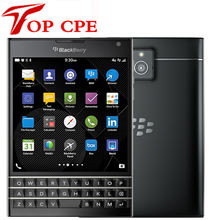 Original Unlocked BlackBerry passport Q30 LTE cell Phone BlackBerry OS 10.3 Quad core 3GB RAM 32GB ROM 13MP Camera Mobile phone