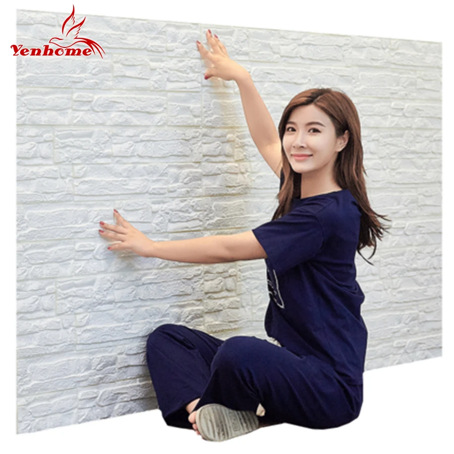 

Modern Brick Panels 3D Self adhesive Wallpaper for Bedroom Decor Living Room Wall Stickers for Kids Room Home Decor Wall Decals