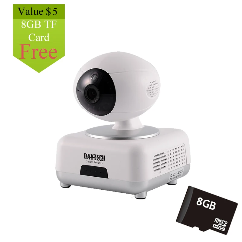 Daytech IP Camera Wifi Night Vision Video H.264 HDMI IR Filter Surveillance CCTV Security Network Camera WiFi 8GB TF Card Free