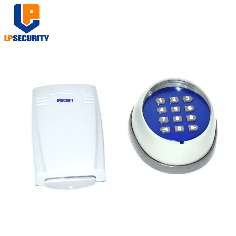 LPSECURITY 433 МГц Беспроводная настенная клавиатура для гаража/качели/раздвижные ворота открывалка/беспроводной кнопочный переключатель с приемником