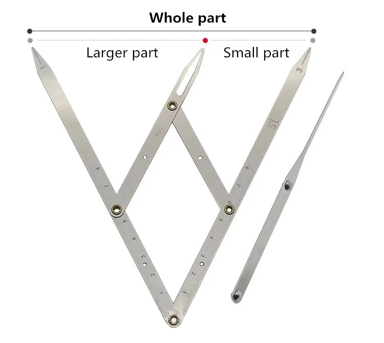 Линейка для перманентного макияжа, линейка для измерения микроблейдинга, линейка для формирования бровей, разделительная линейка для соотношения бровей, дизайн тату, штангенциркуль, трафарет