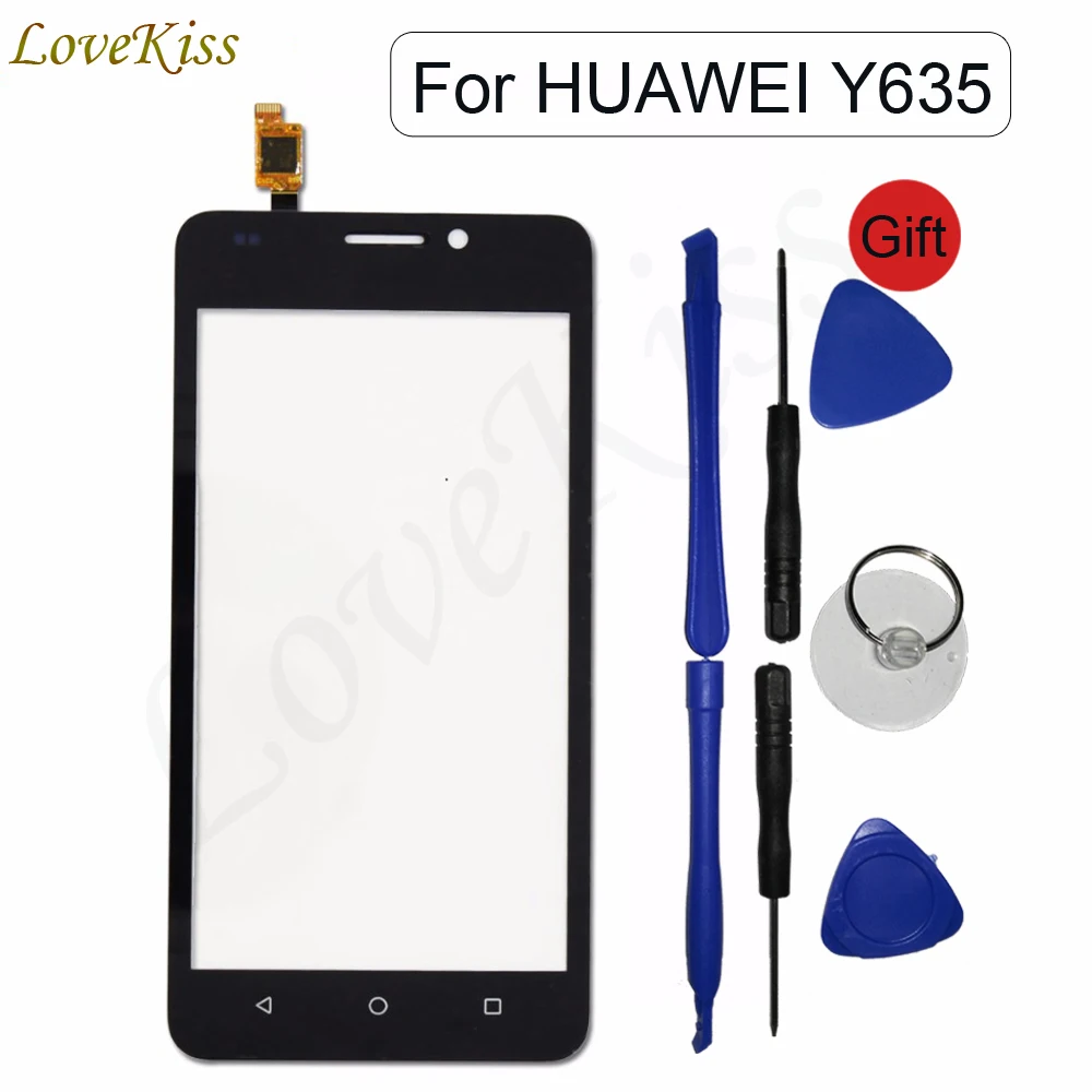 

Touchscreen Front Panel For Huawei Ascend Y635 Y635-L21 Touch Screen Sensor Digitizer LCD Display Outer Glass Lens Replacement