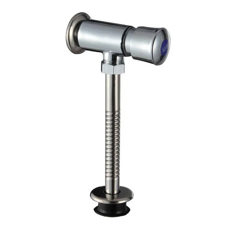 

Dark outfit urinal flush valve chrome plated, Hand control WC flush valve, Copper public toilet flush valves, Free Shipping
