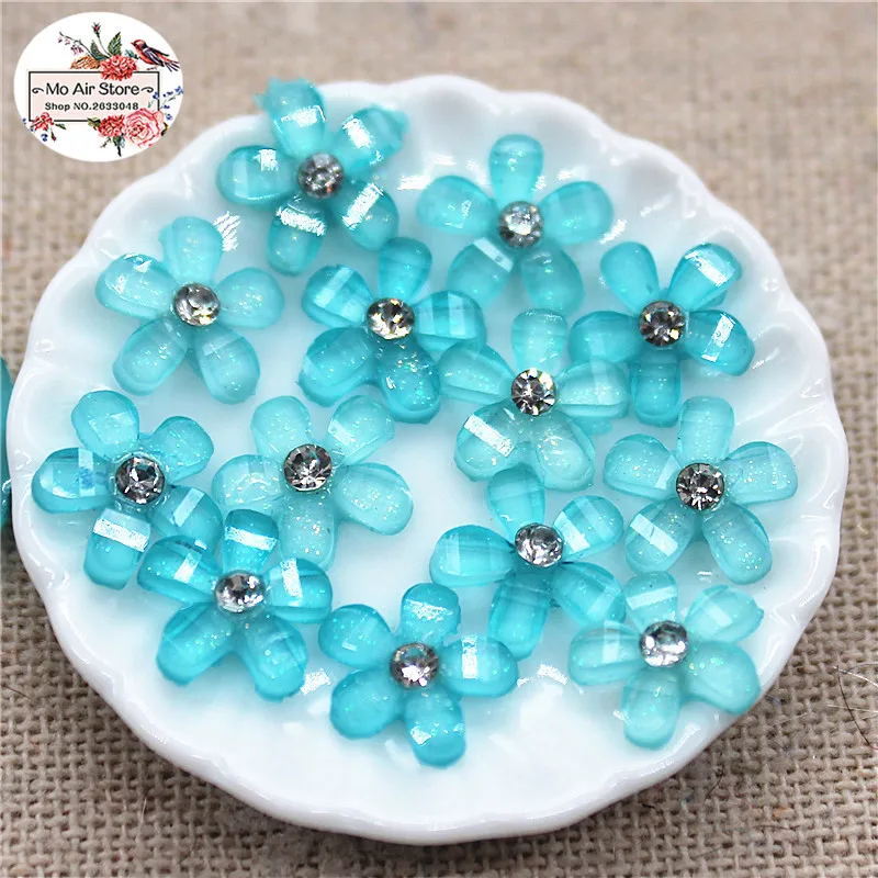 10mm Mixed Color Rhinestone Flower Camellia Resin Flatback Cabochon 50pcs DIY jewelry/Phone Decoration ornament crafts,resin ornaments,resin crafts,resin crafts accessories
