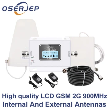 

led Screen display GSM 900Mhz umts 2G/3Gcelular MOBILE PHONE Signal Repeater booster,900MHz amplifier + LPDA /Panel Antenna
