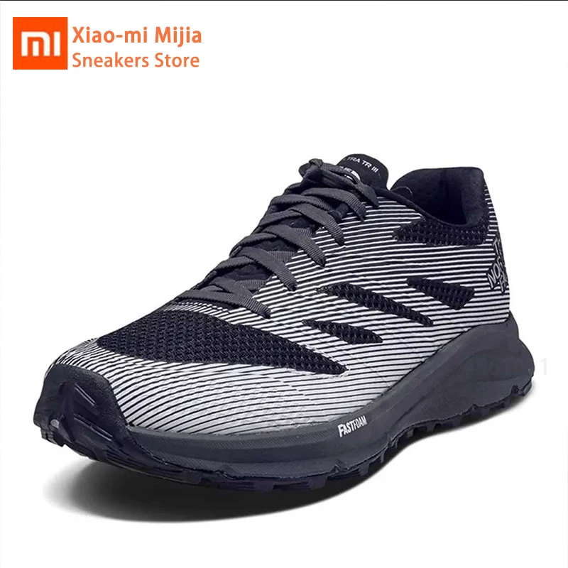 

Xiaomi Mijia Men Outdoor RunningShoes Shock Absorption Nonslip Midsole Highelastic Knitted Upper Breathable Vamp Tennis Sneaker