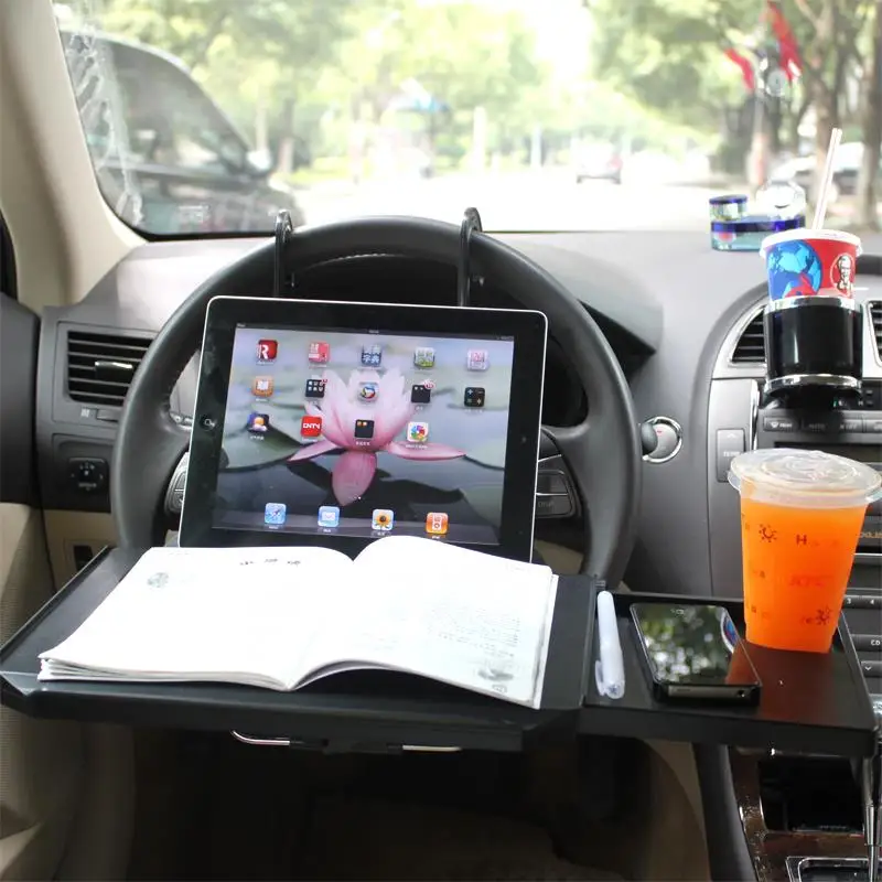 Car Steering Wheel Notebook Computer Desk Car Organizer Computer