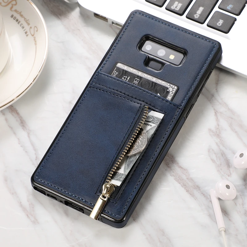 S10e PU Leather Back Case for Samsung Galaxy S7 edge S8 plus S9 Card Insert S10 Note 8 9 |