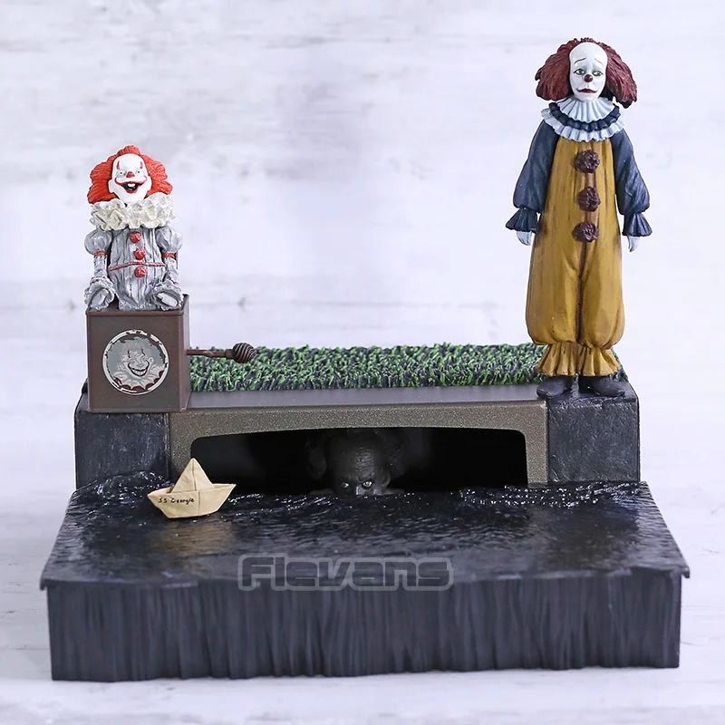 NECA IT Pennywise Accessory Set Reel Toys Stephen King PVC Action Figure Collectible Model Toy