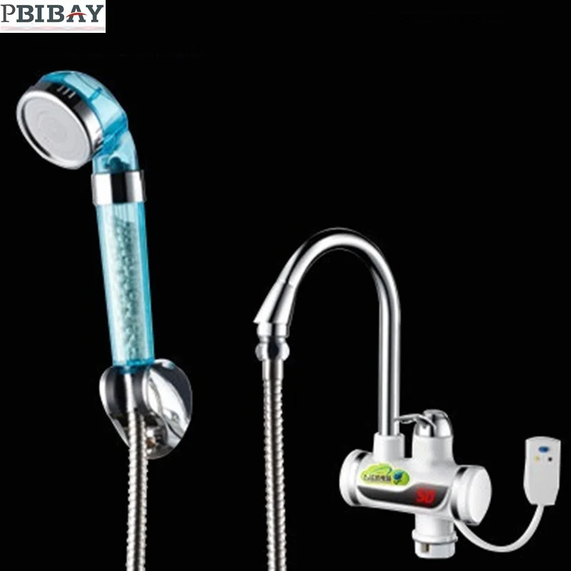 

BDPS3000W-32,Earth Leakage Protection,Take a bath shower,Digital Display,Tankless Electric Faucet,Kitchen Faucet Water Heater