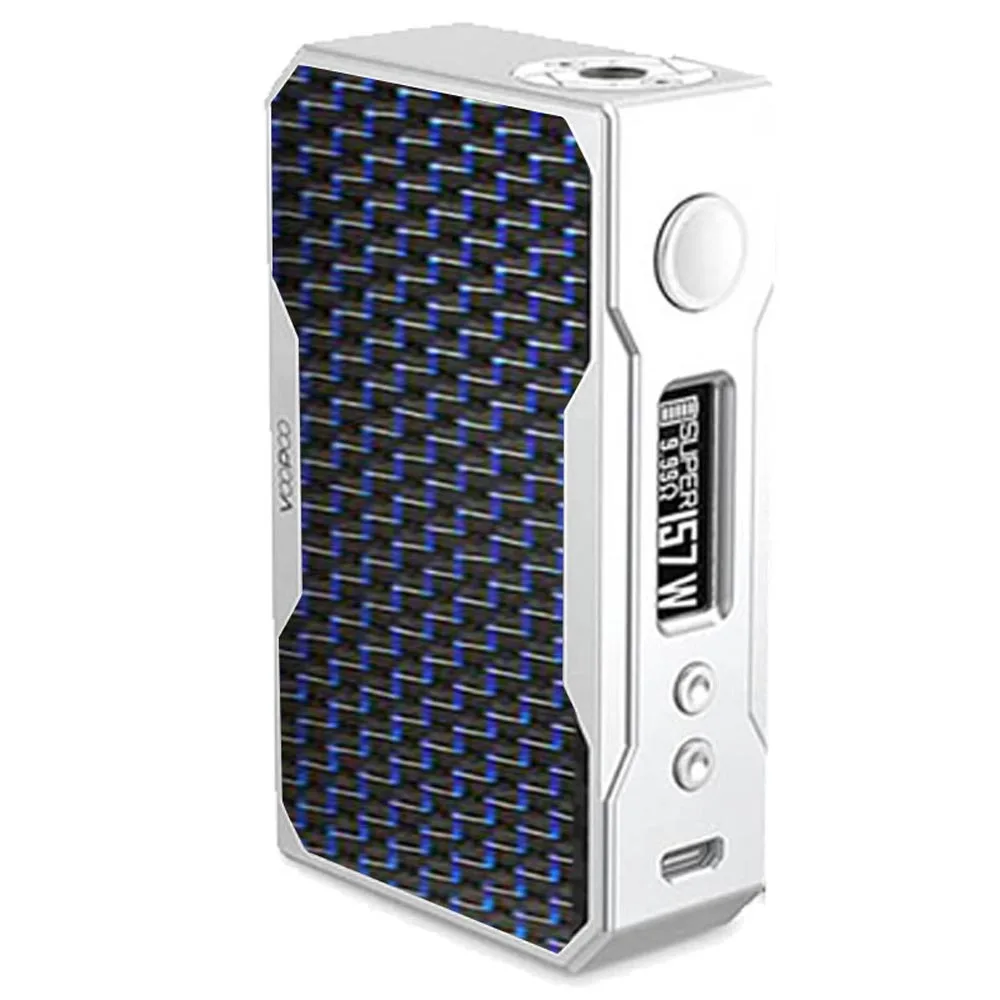 VOOPOO DRAG 157W TC Box MOD& VOOPOO DRAG 2 с US GENE chip контроль температуры электронная сигарета 157W 18650 box mod Vape - Цвет: Black Blue Drag 157W