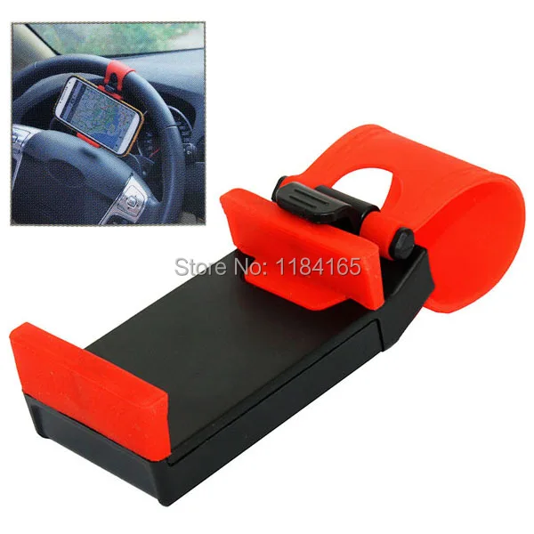  Auto Zubehör Universal Tragbare Auto Lenkrad Telefon Buchse Telefon Halter für Samsung iPhone 5 6 H