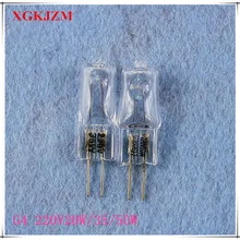 Горячее предложение! Распродажа! G4 220 V 35 W 50 W худую ногу Аромалампа ароматическая лампа высокой мощности лампы галогенные лампы специальное 10 шт./лот